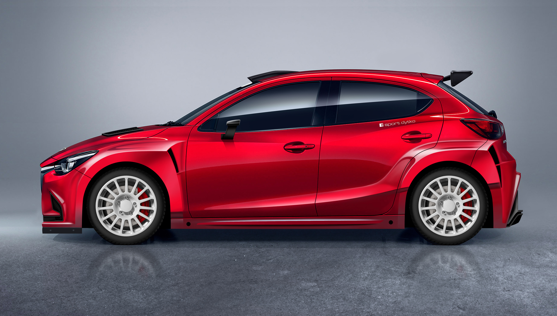 Mazda 2 Rally Body Kit Myszyński Design Studio